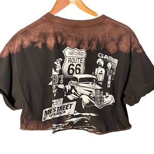 Women’s Upcycled Route 66 Crop Top